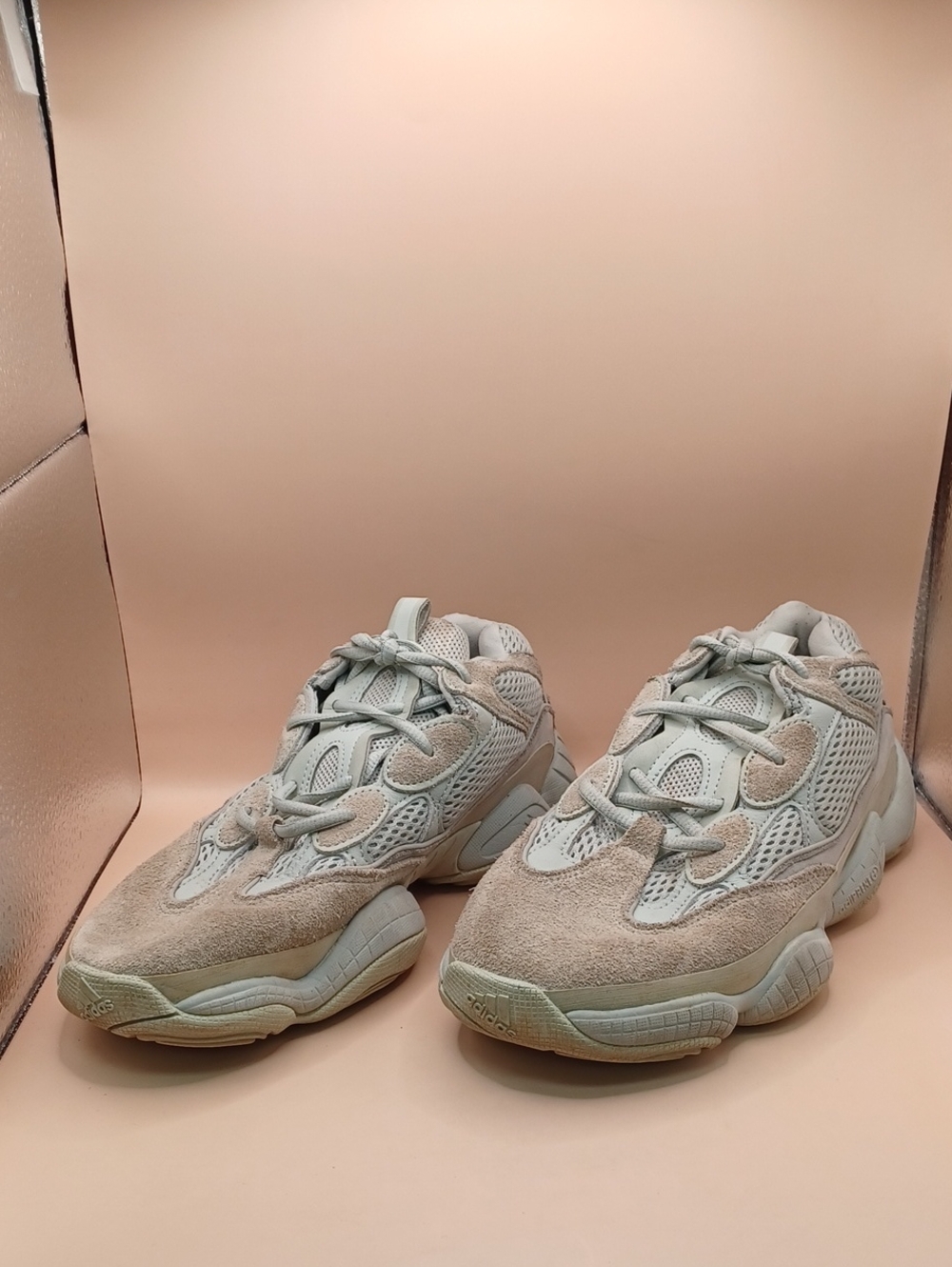 Pre-Owned Adidas Yeezy 500 Mens Sneakers-Salt Size 8 US EE7287